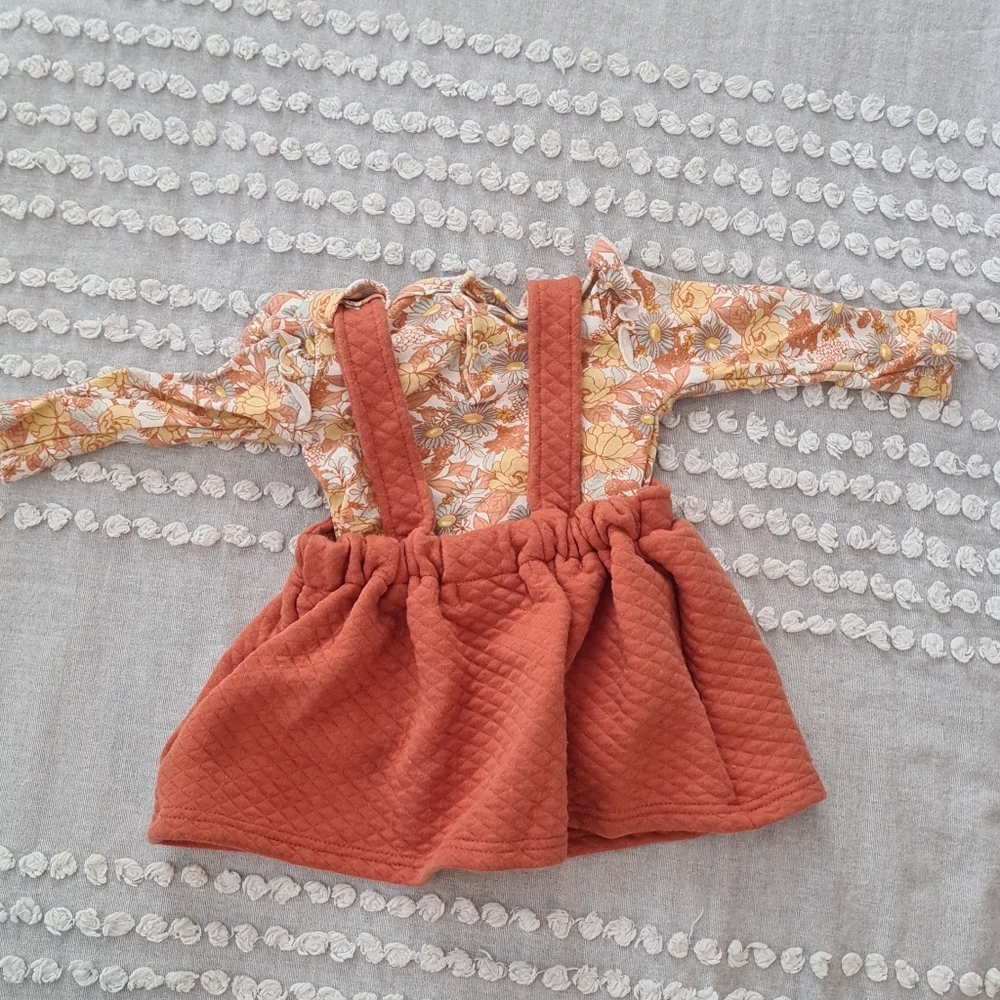 Catherine Malandrino baby - 3 pieces, 6/9M, floral orange